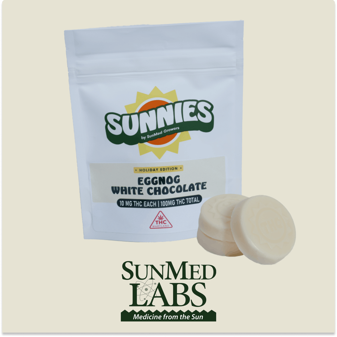Eggnog White Chocolate Edible 100mg