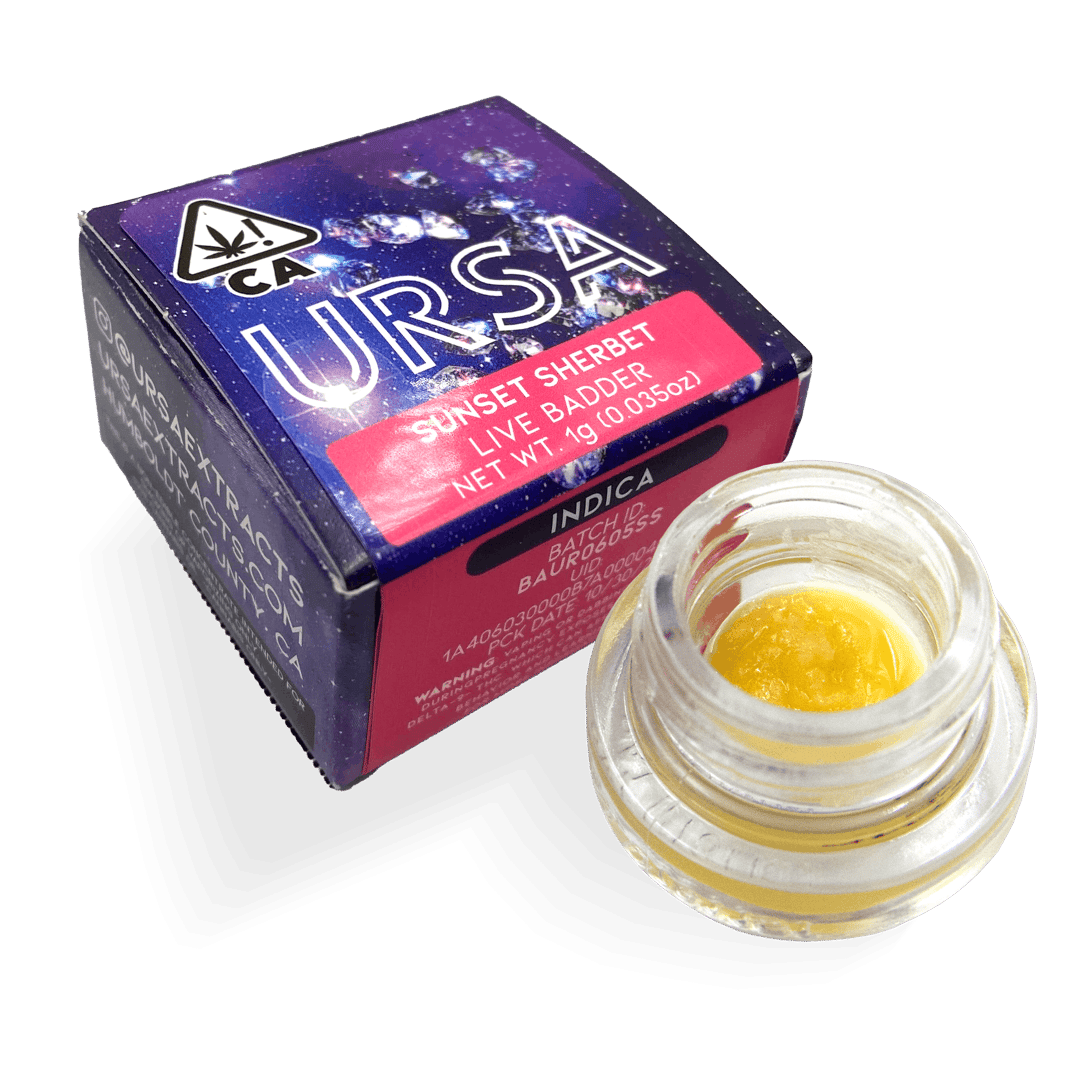 Sunset Sherbet 1G Live Badder