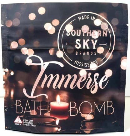 THC/CBD Bath Bomb 50mg/50mg