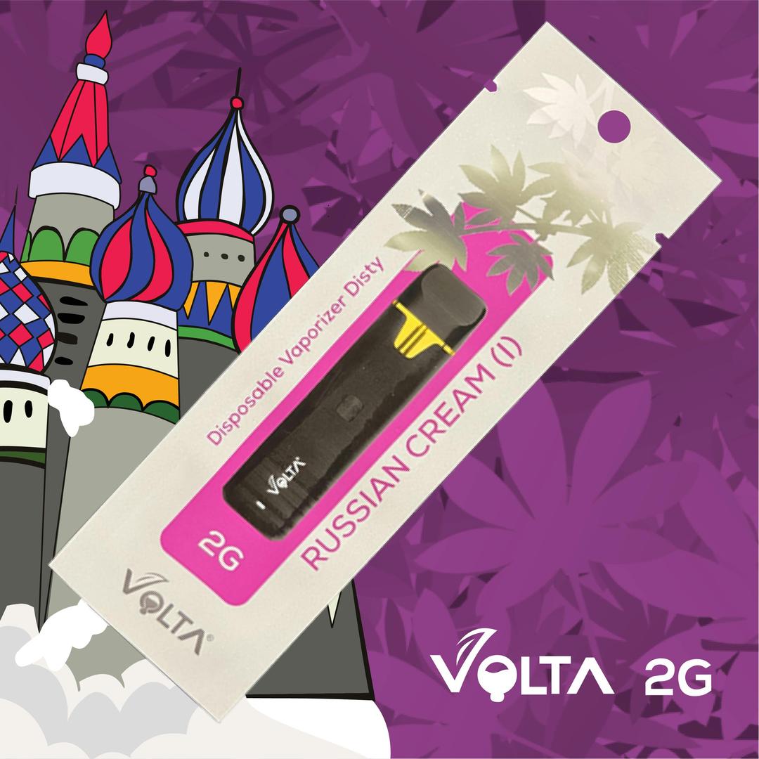 2G Disposable Vaporizer | Anticlog Dual Airflow | Russian Cream