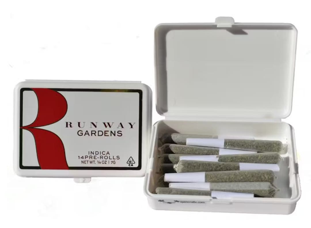 Runway Gardens Pre-Rolls (Cherry Cookies) Net Weight 7g (14PK)