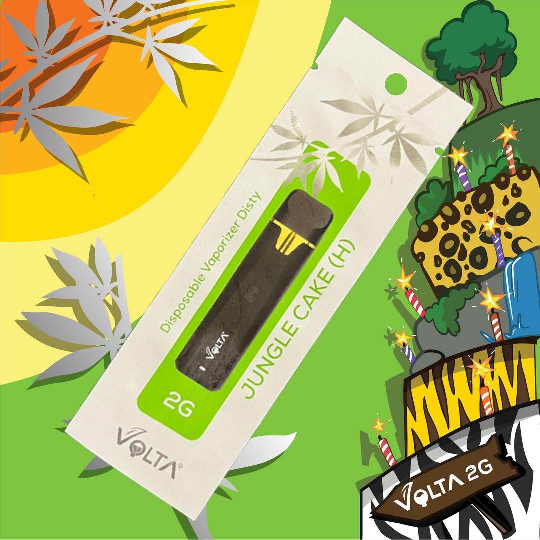 2G Disposable Vaporizer | Anticlog Dual Airflow | Jungle Cake