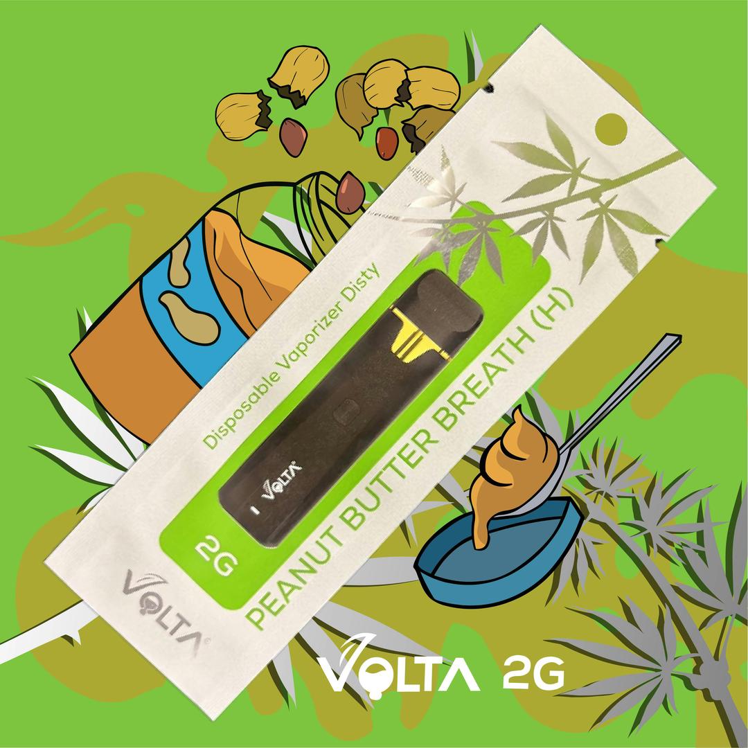 2G Disposable Vaporizer | Anticlog Dual Airflow | Peanut Butter Breath