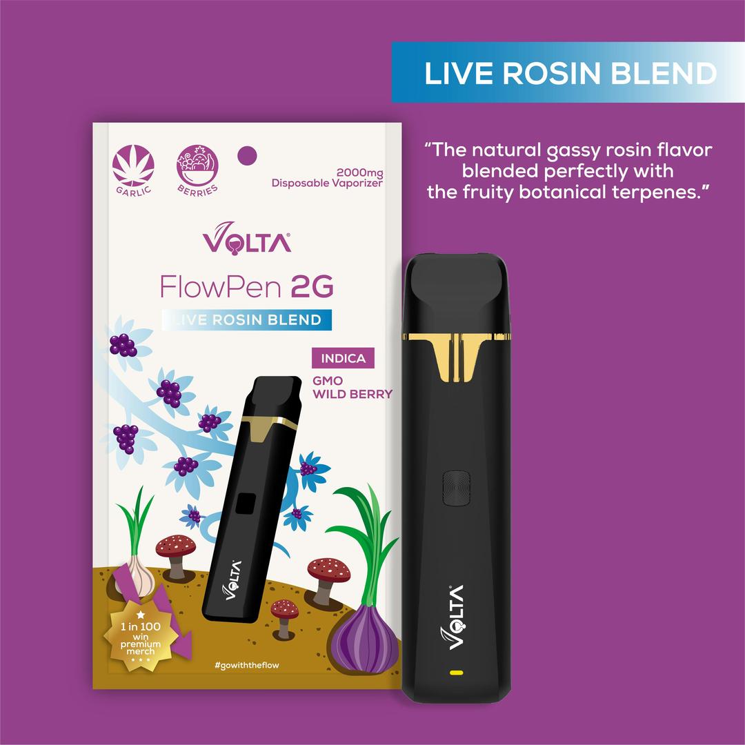 2G Vaporizer | Live Rosin Blend | GMO Wild Berry