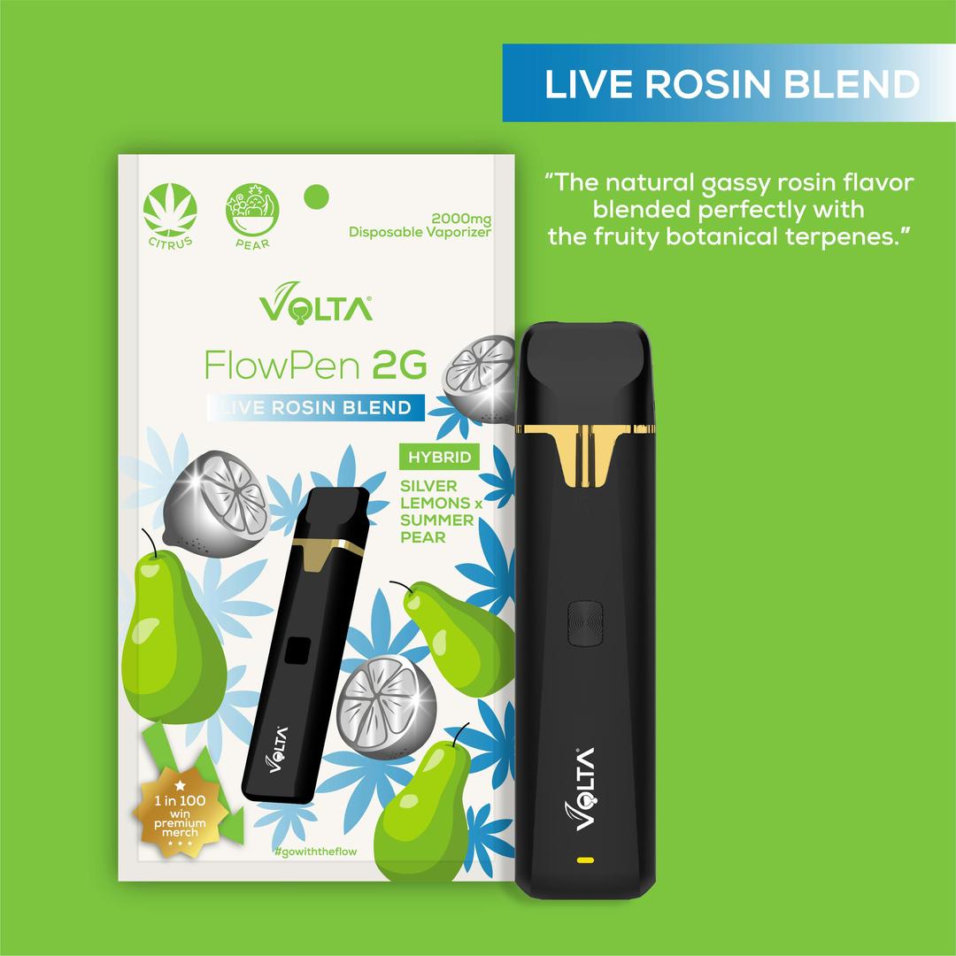 2G Vaporizer | Live Rosin Blend | Silver Lemons x Summer Pear