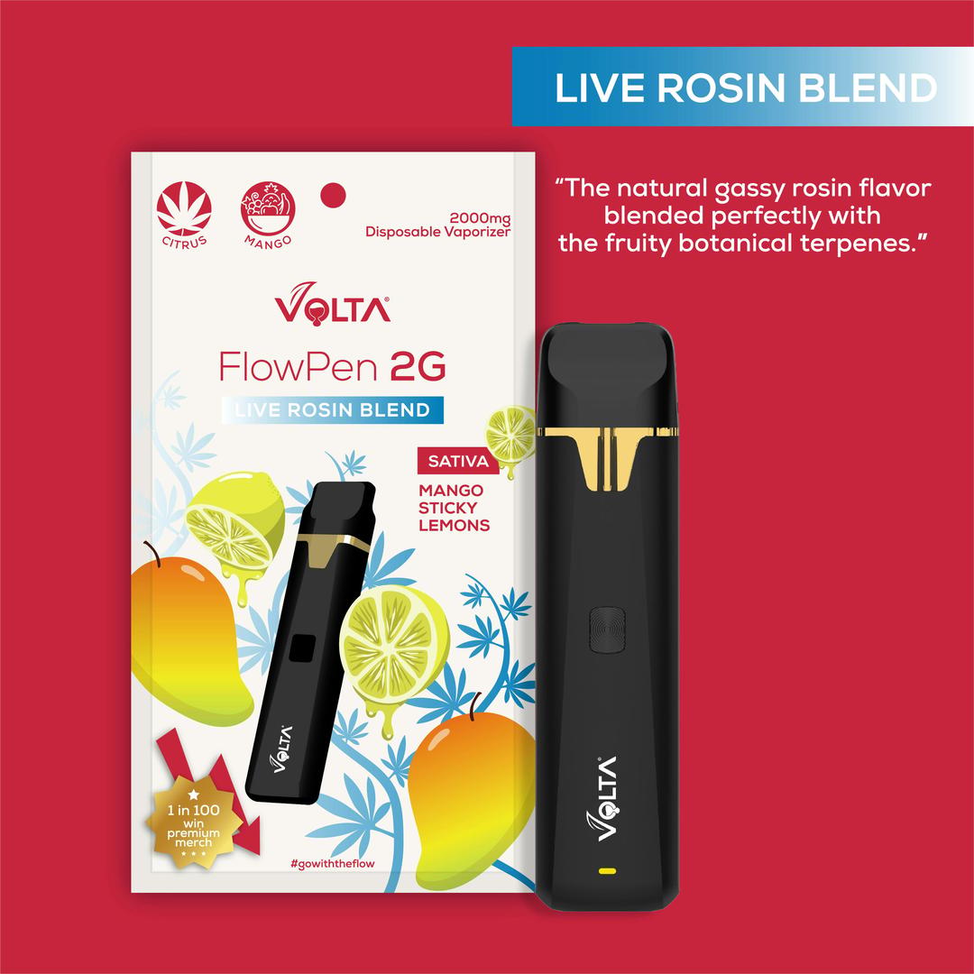 2G Vaporizer | Live Rosin Blend | Mango Sticky Lemons