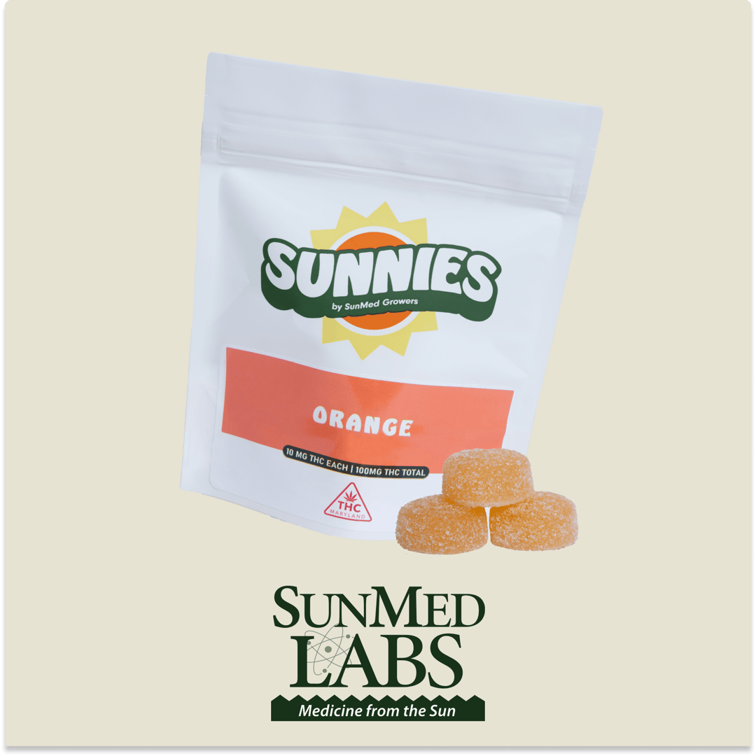 Orange Gummies Edible 100mg