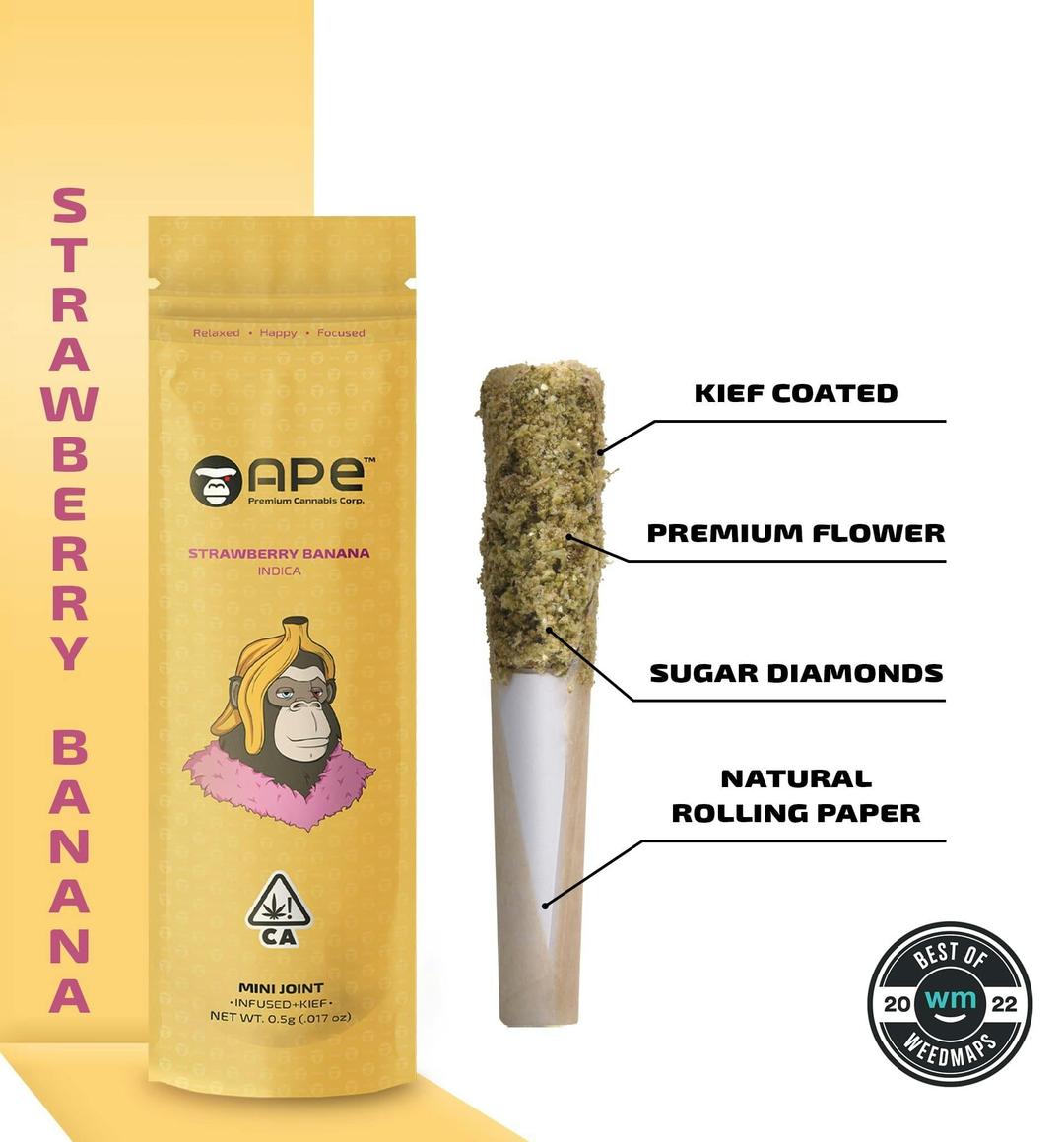 STRAWBERRY BANANA - Infused Joint 0.5g