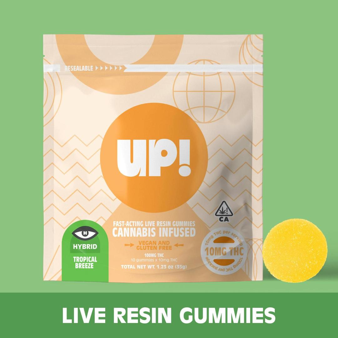 Tropical Breeze Live Resin Edible 100mg