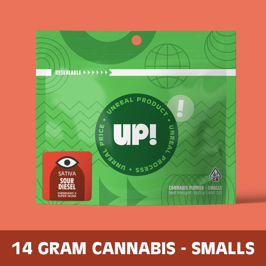 Sour Diesel Premium Smalls Flower 14g