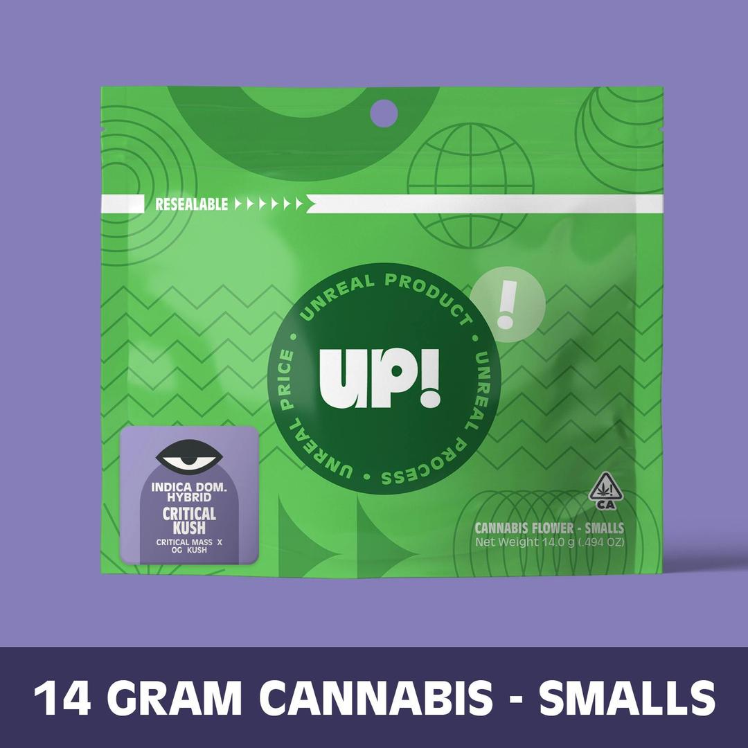 Critical Kush Premium Smalls Flower 14g