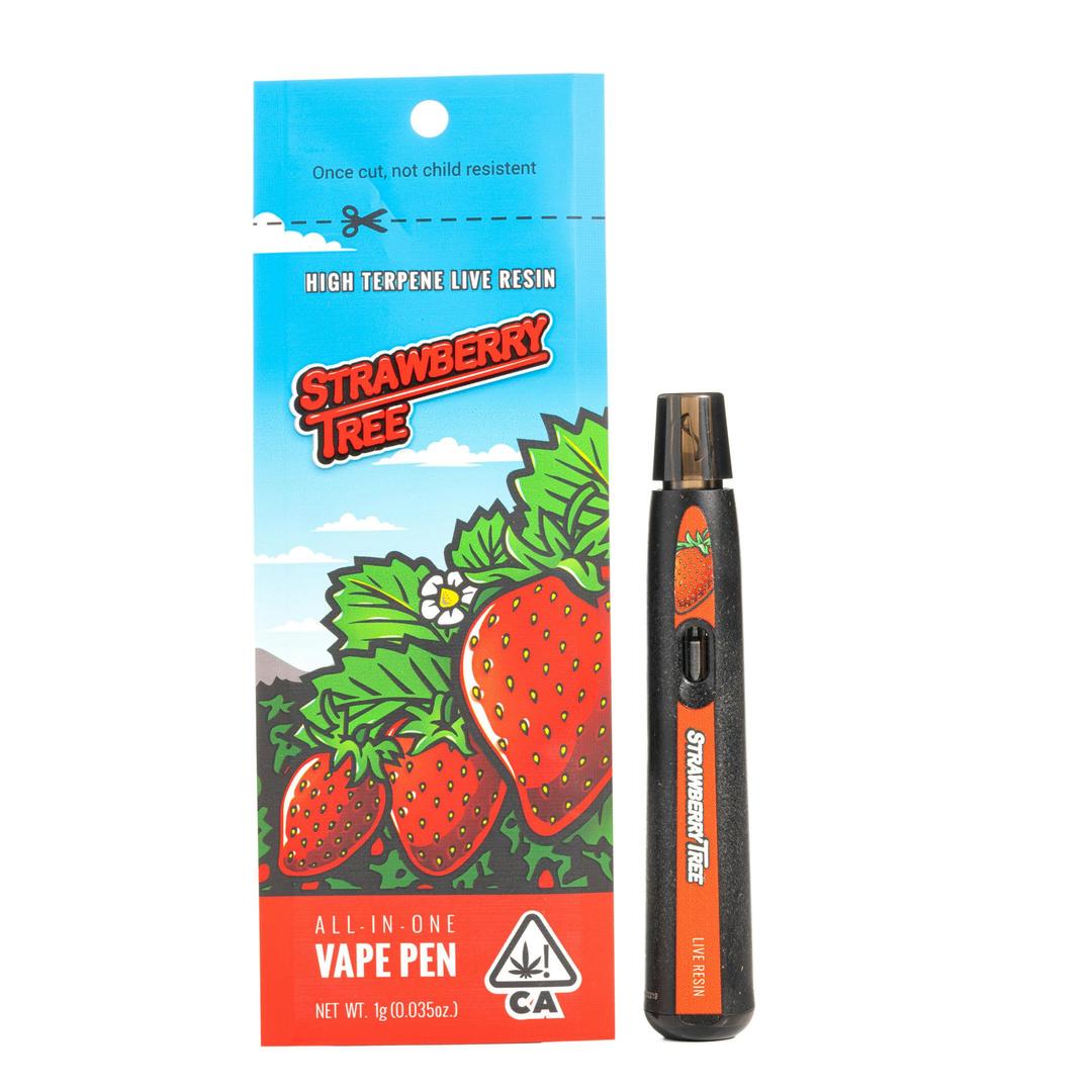 Lemon Tree | Vape | Strawberry Tree | Live Resin Disposable | 1G
