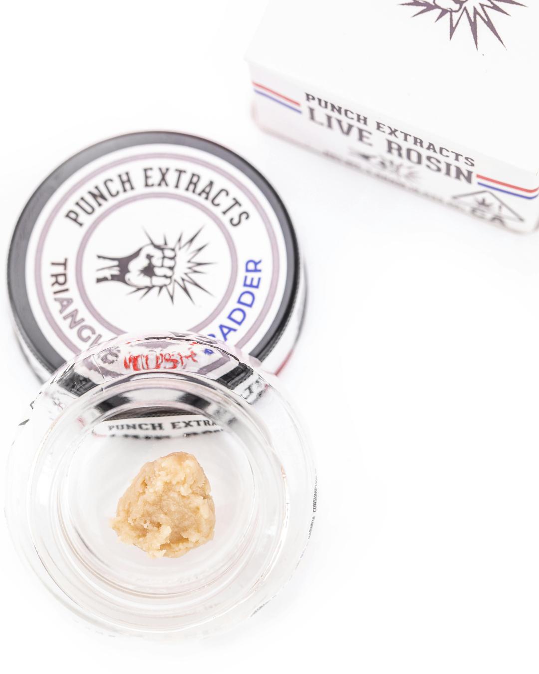 Punch - Live Rosin - Triangle Kush - Badder - Tier 4