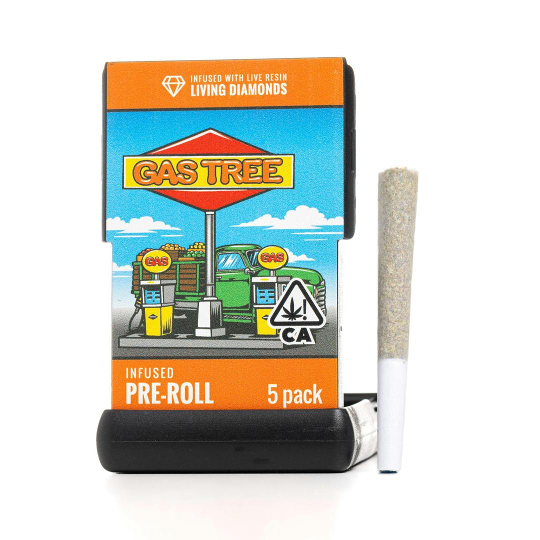Infused Pre-Roll | Gas Tree | Live Resin Infused Pre-Roll | 3.5G