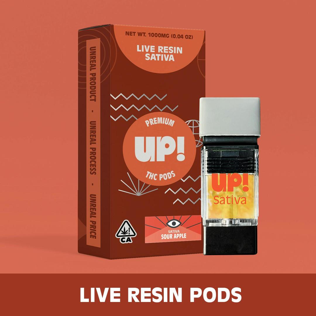 Sour Apple (Sativa) Live Resin Pod 1g