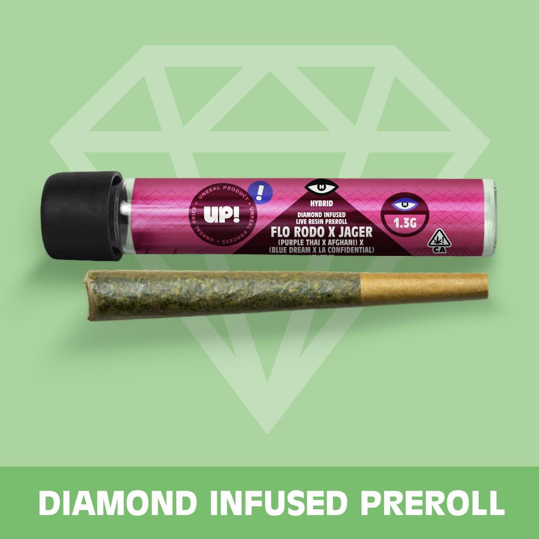 Flo Rodo x Jager Diamond Infused Preroll 1.3g