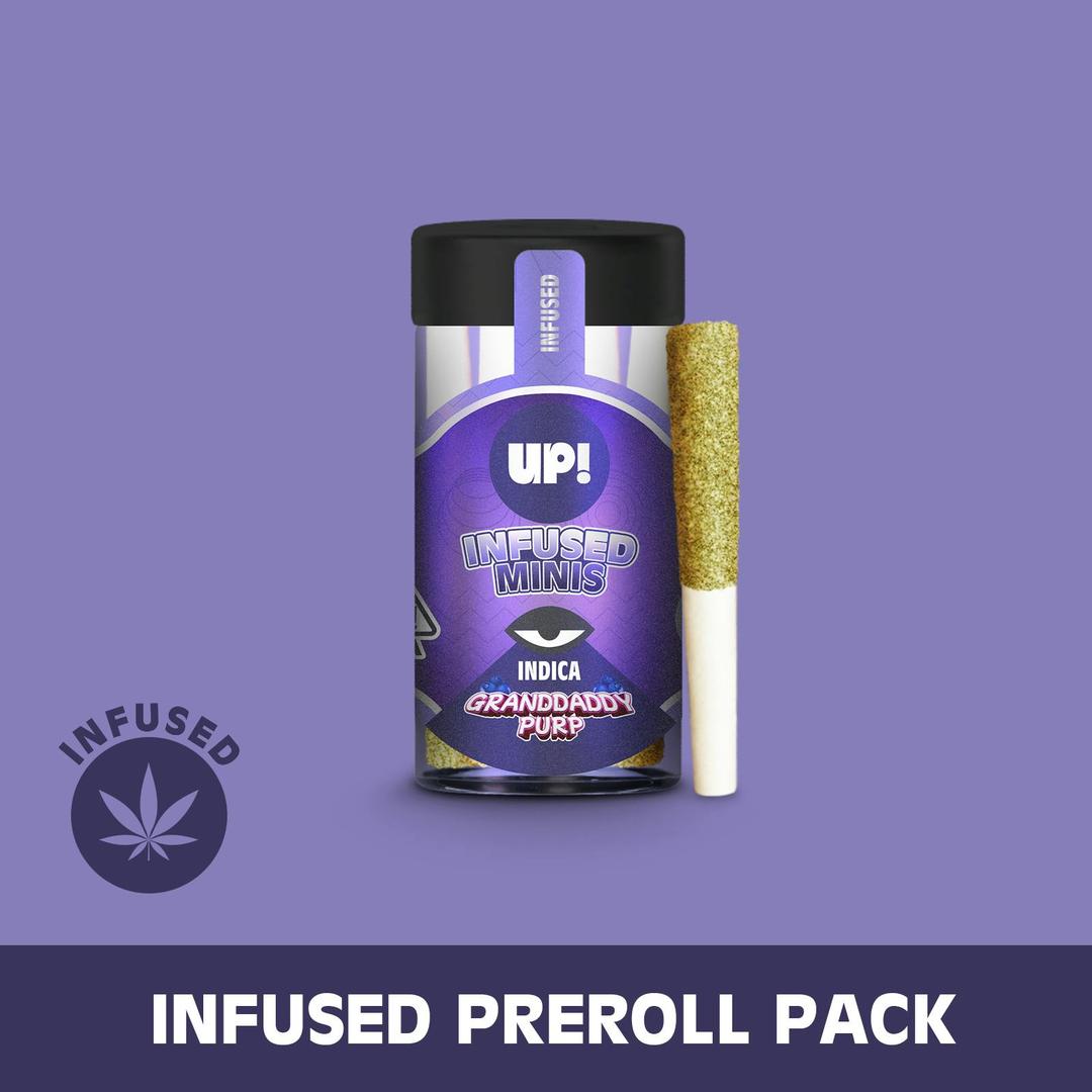 Granddaddy Purp (Indica) 5pk Diamond Infused Preroll 2.5g
