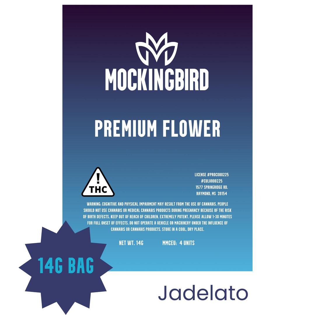 Mockingbird Premium Flower: Jadelato 14g bag