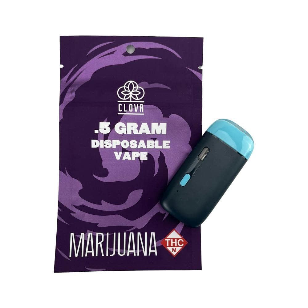CLOVR - Disposable Vape Pen - 0.5 g - Distillate - Blue Dream