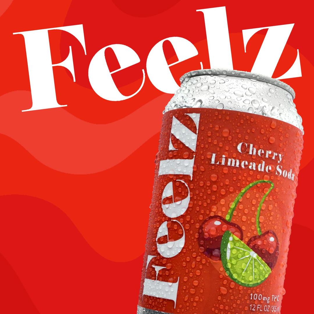 100mg Cherry Limeade Infused Soda Feelz
