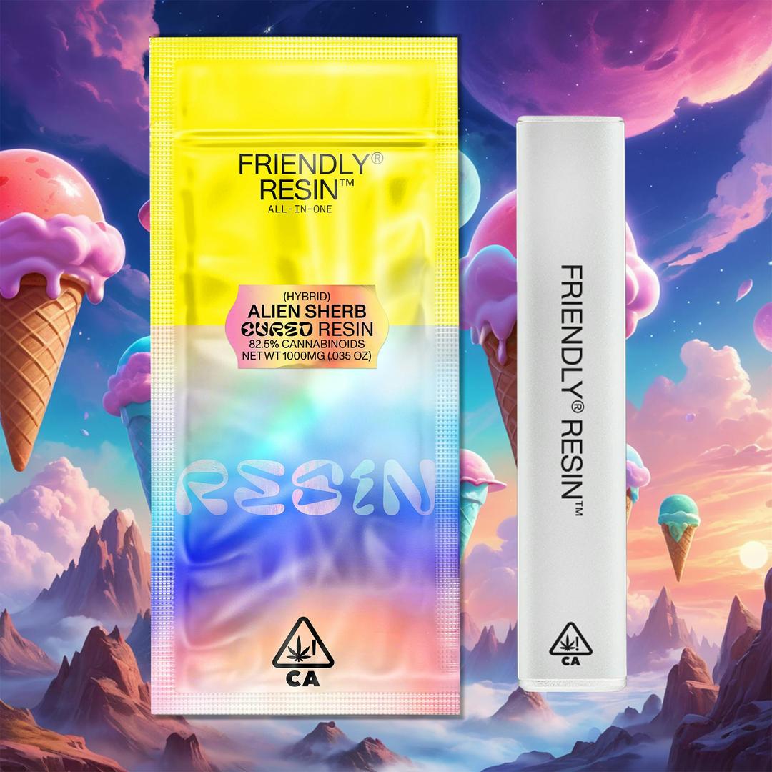 Alien Sherb 1g Cured Resin ALL-IN-ONE