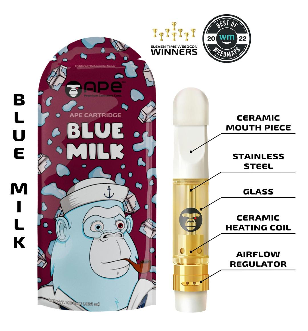 BLUE MILK — Sauce Cart 1000 mg.