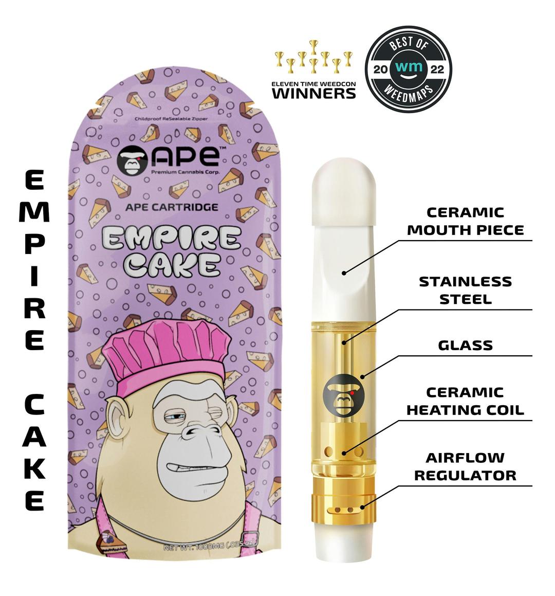 EMPIRE CAKE — Sauce Cart 1000mg.