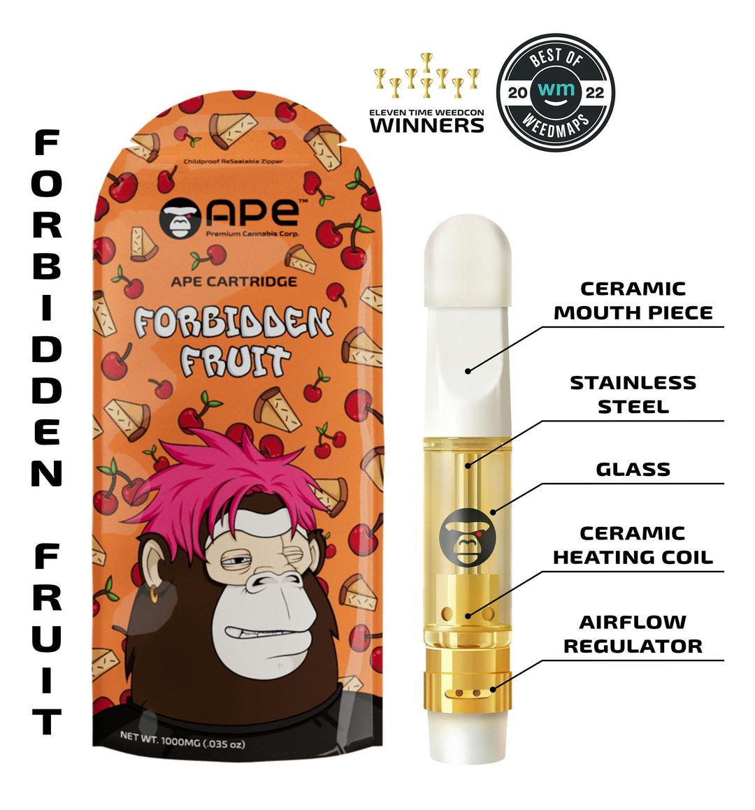 FORBIDDEN FRUIT — Sauce Cart 1000mg.
