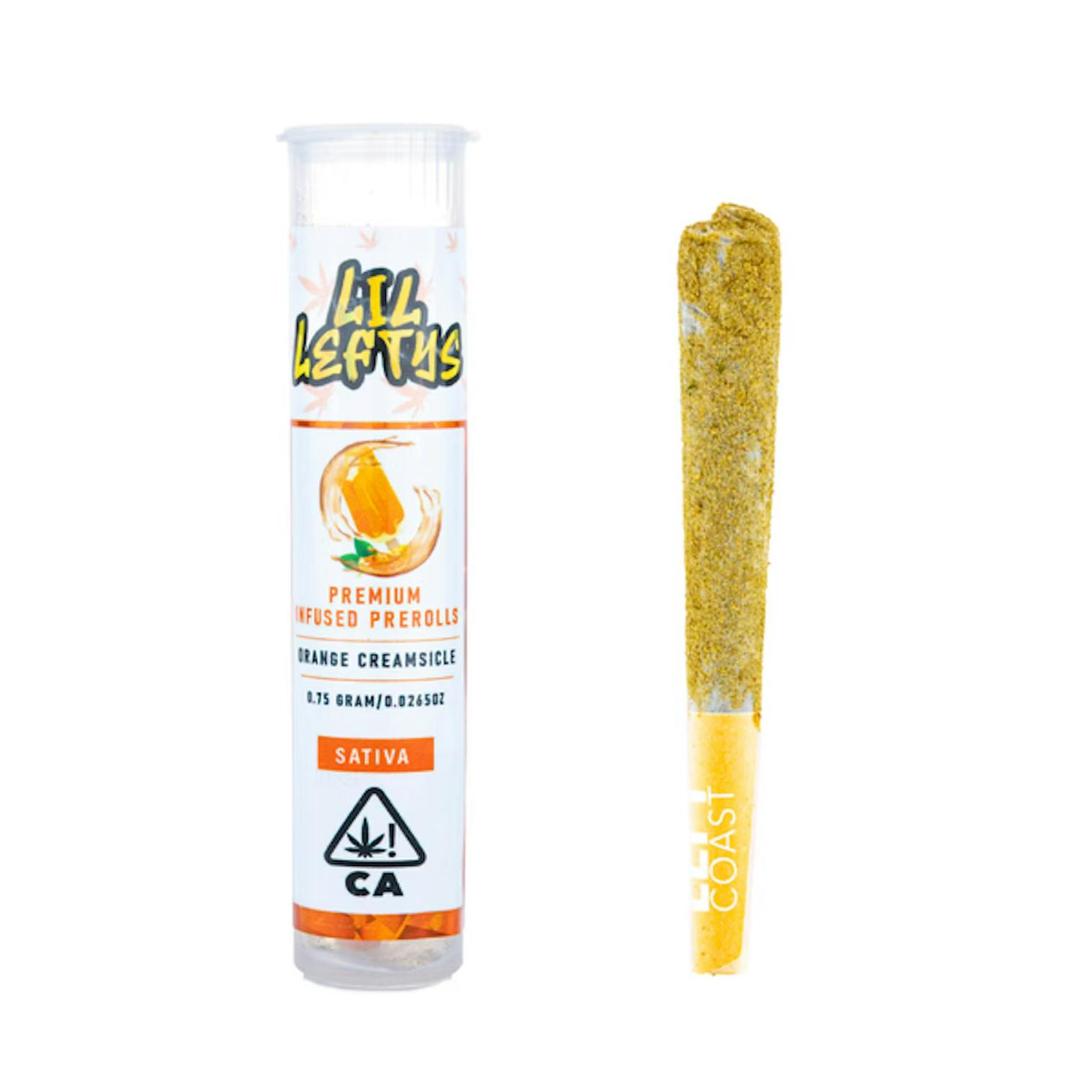 Lil Lefty Infused Preroll Single .75g - ORANGE CREAMSICLE