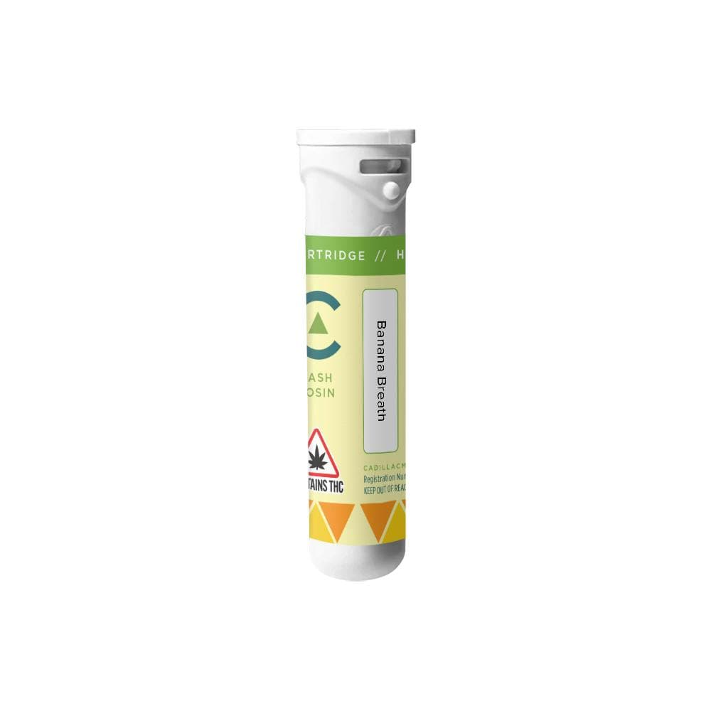 Cadillac .5G Hash Rosin Cartridge - Banana Breath (Hybrid)
