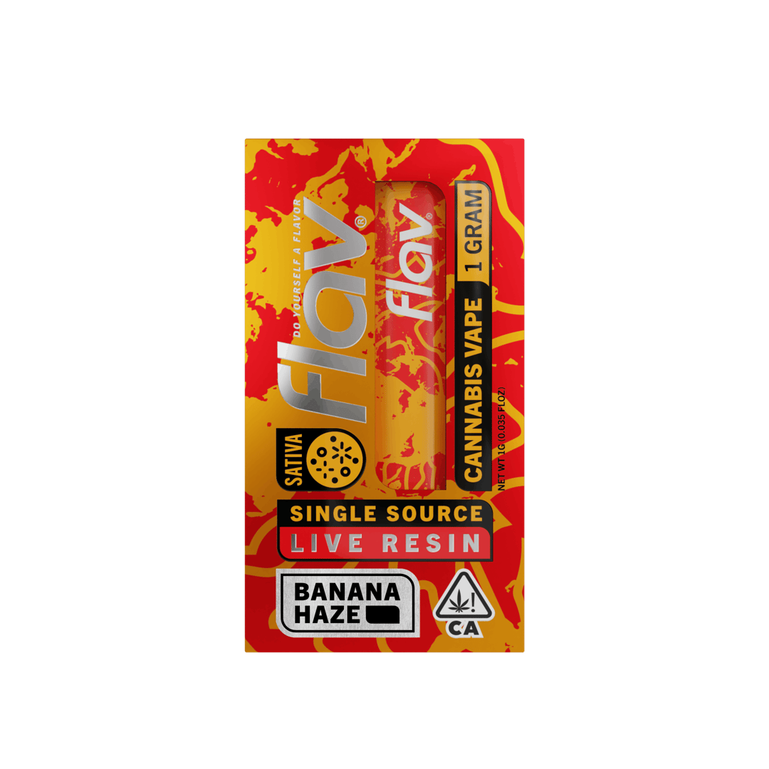 Vape - Disposable - 1.0g - Live Resin - Banana Haze - Sativa