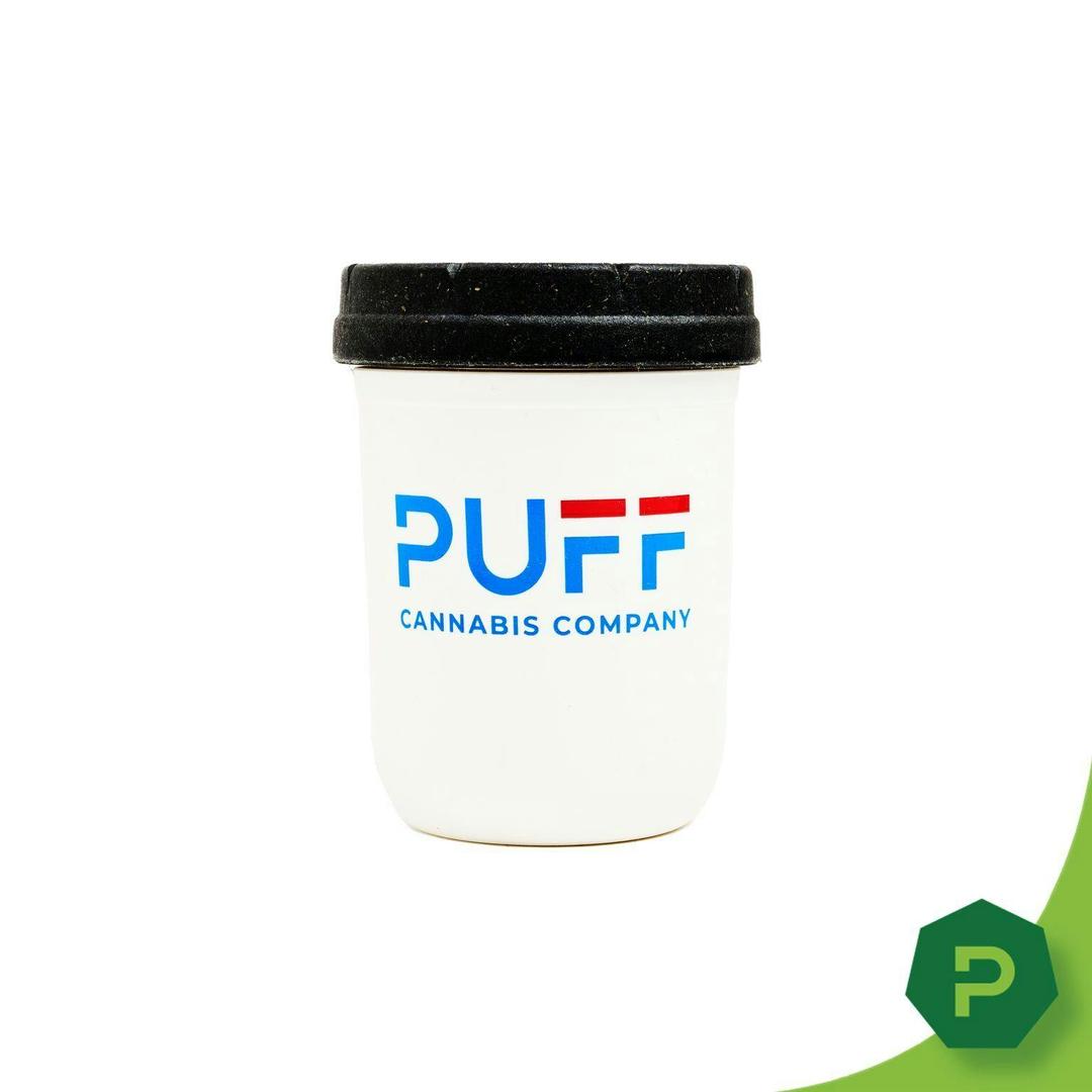 PUFF Stash Jar - Blue & Red Logo