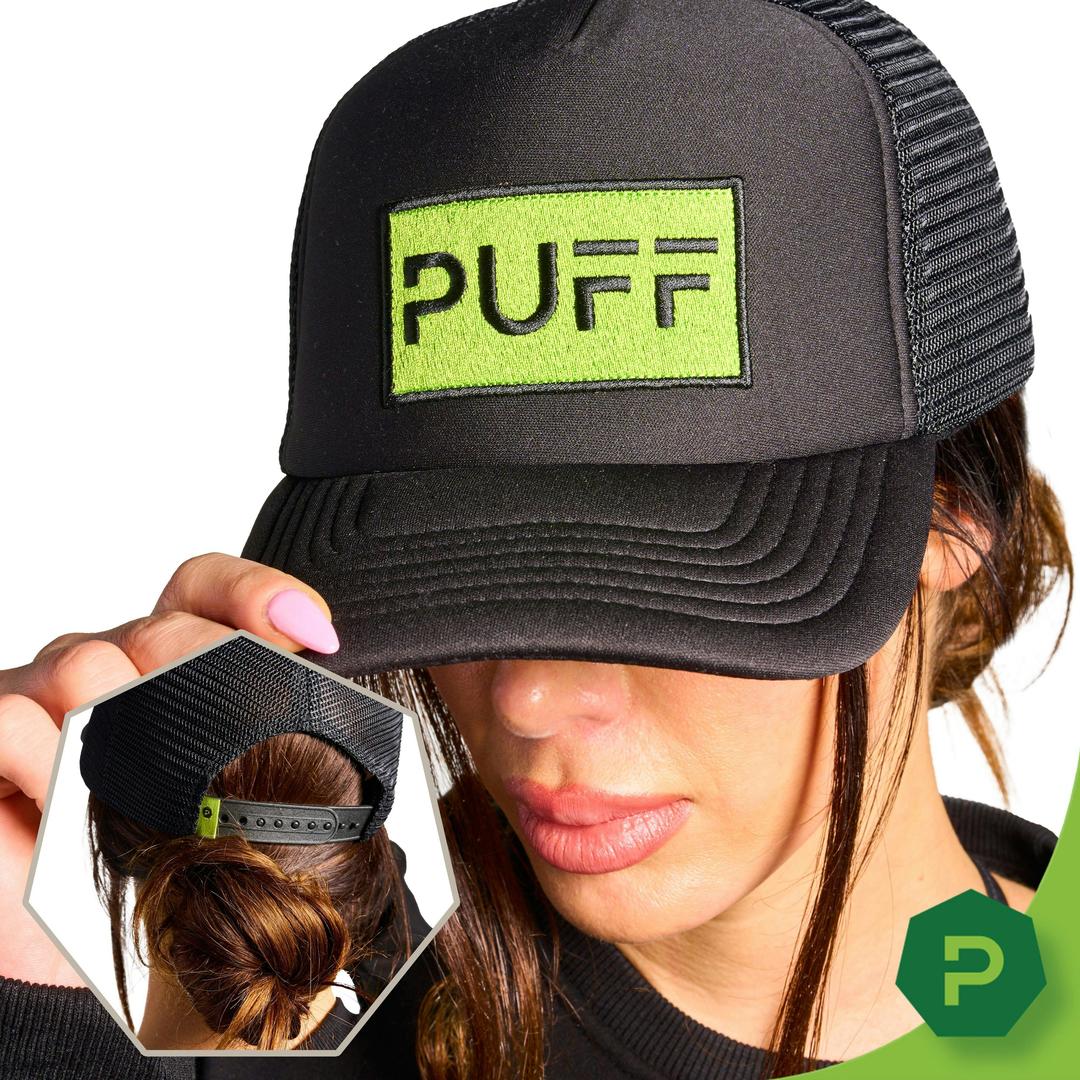 PUFF Trucker Hat - Rectangle Logo