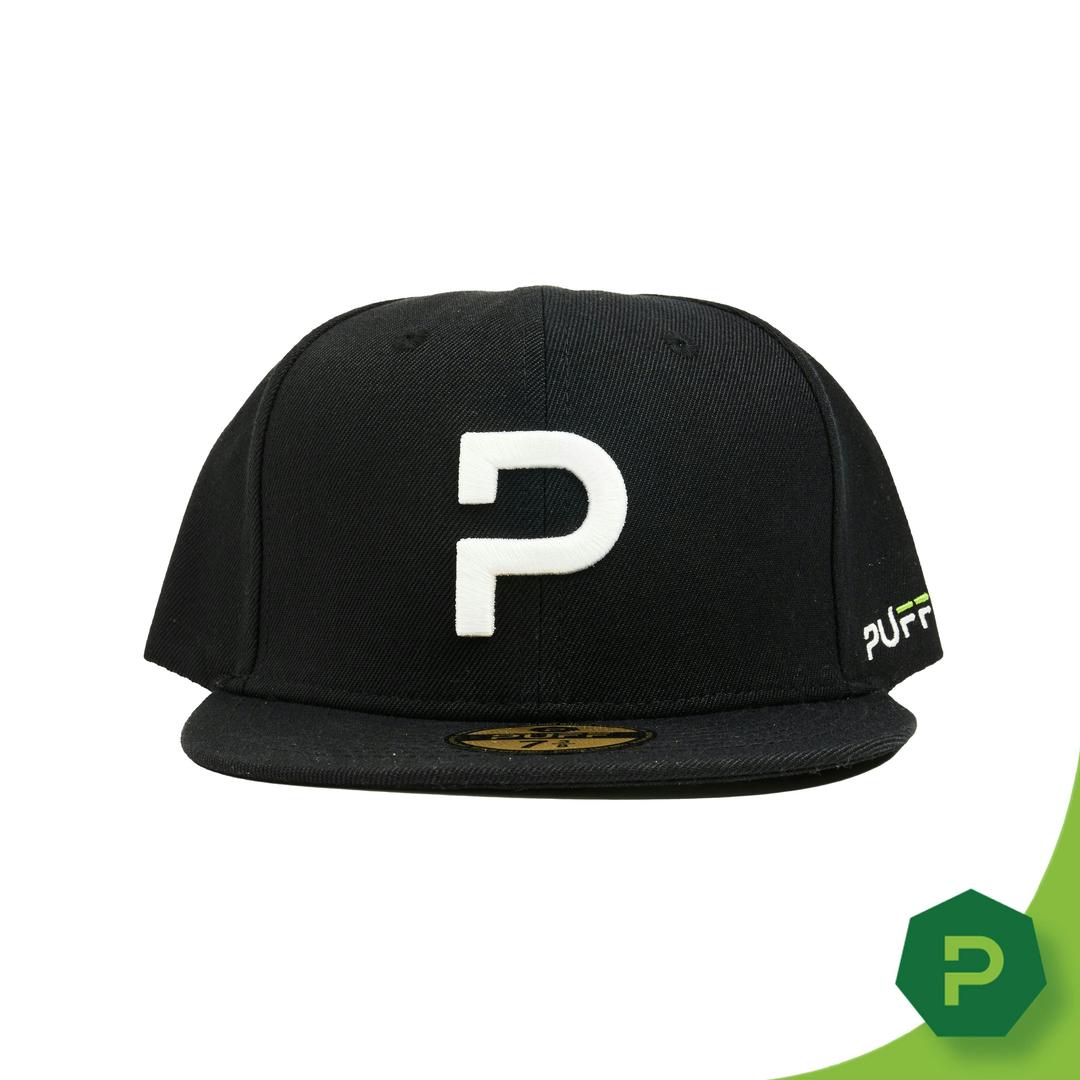 PUFF Flat Bill Hat Black