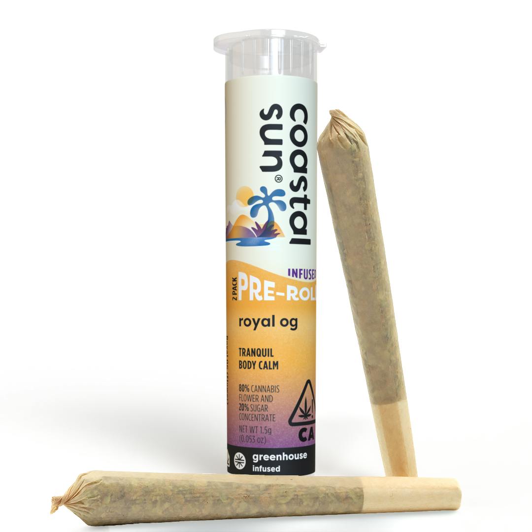 Royal OG Infused Greenhouse 0.75g Pre-Roll 2pk 1.5g