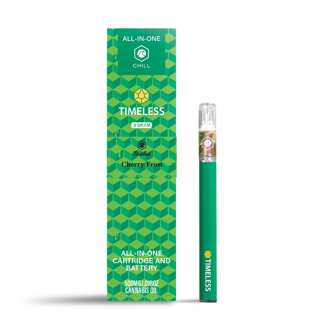 Timeless Cherry Icy 500mg All-In-One Vape Cartridge (Chill)