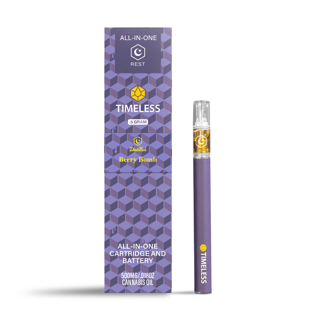 Timeless Berry Bomb 500mg Vape Cartridge All-In-One (Rest)