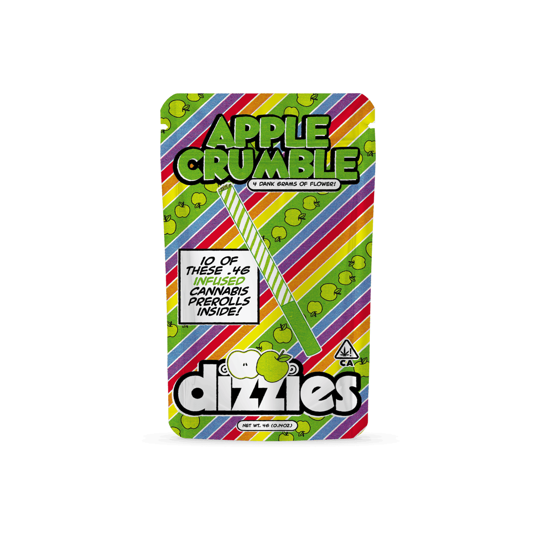 Dizzies Infused Pre-roll Apple Crumble 4g