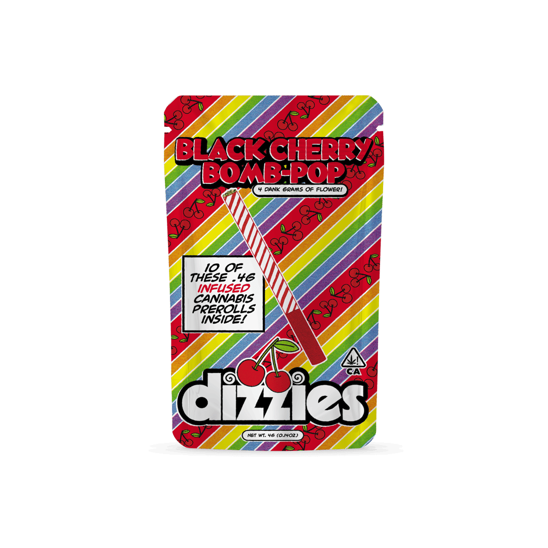 Dizzies Infused Pre-roll Black Cherry Bomb-Pop 4g