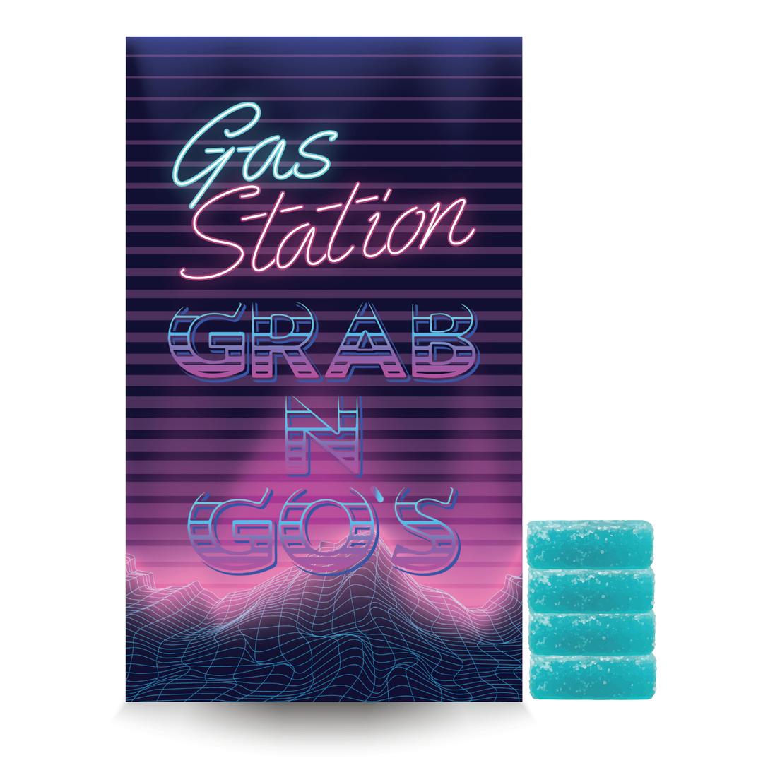 Grab N Go's - Blue Razz Gummies - 200MG