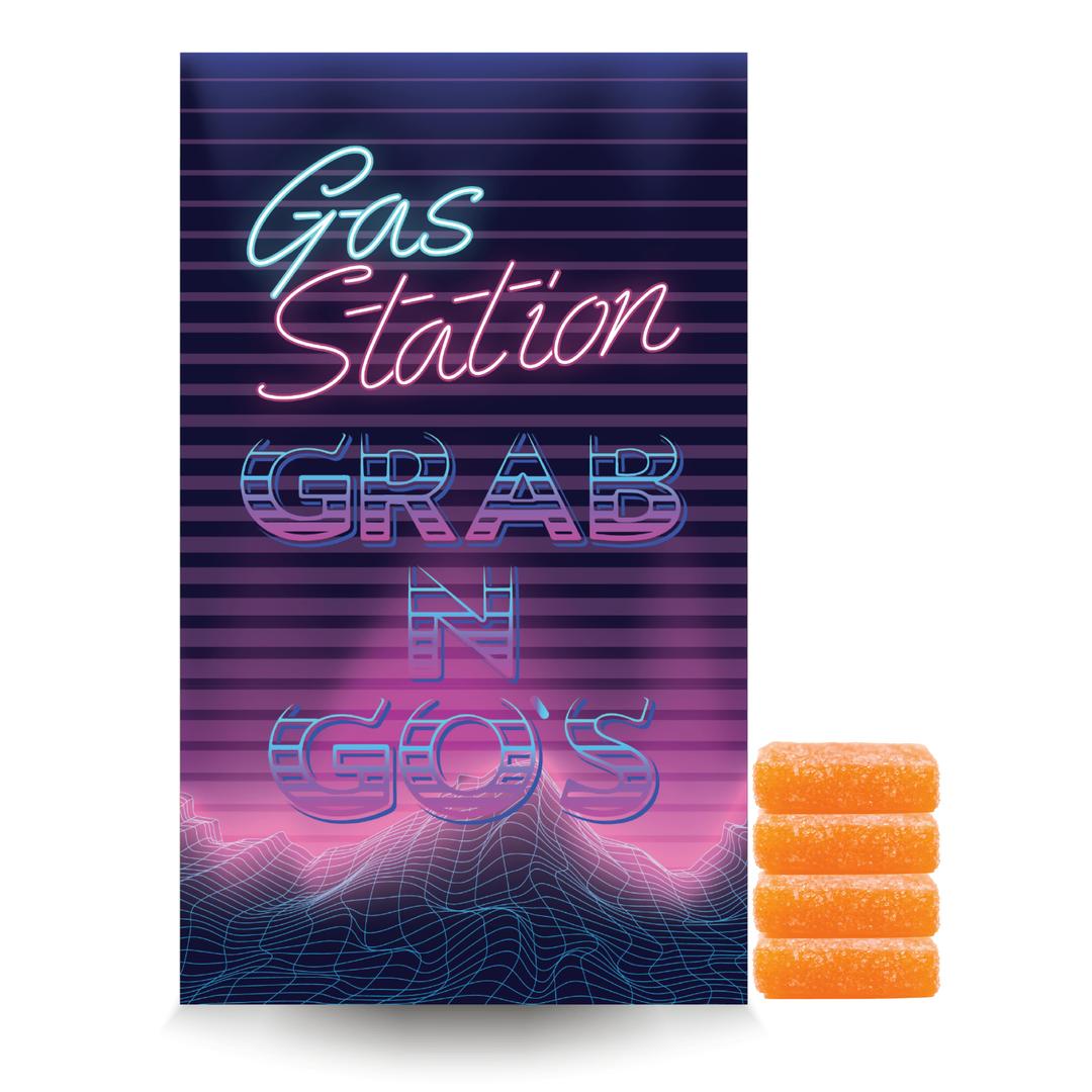 Grab N Go's - Orange Gummies 200MG