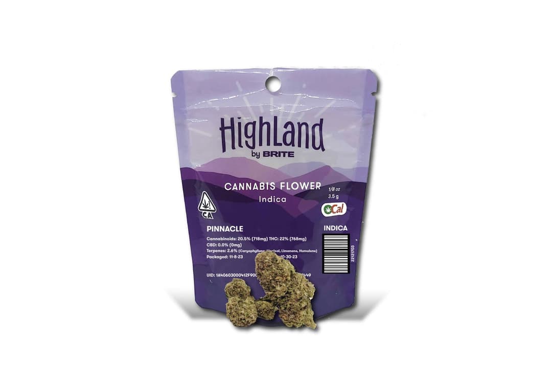 Highland - |OCAL FLOWER| Eighth (3.5g) Mylar Bag - I - Pinnacle