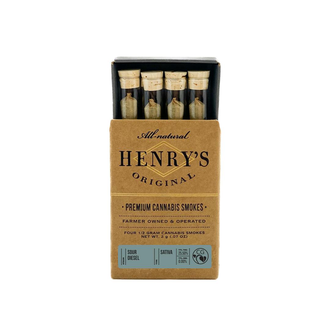 2g Total 4-Pack Pre-Rolls (.5g each) - Sour Diesel