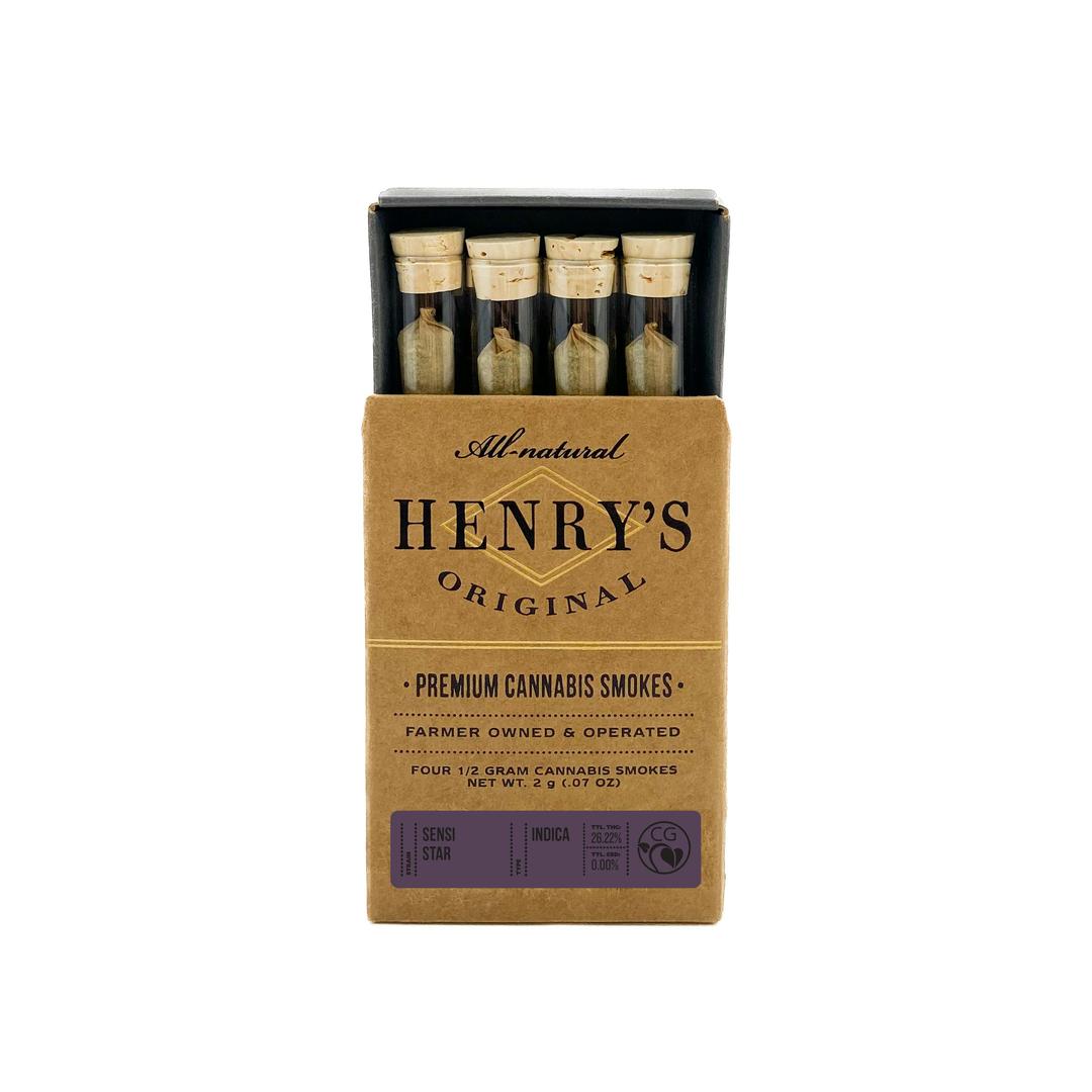 2g Total 4-Pack Pre-Rolls (.5g each) - Sensi Star