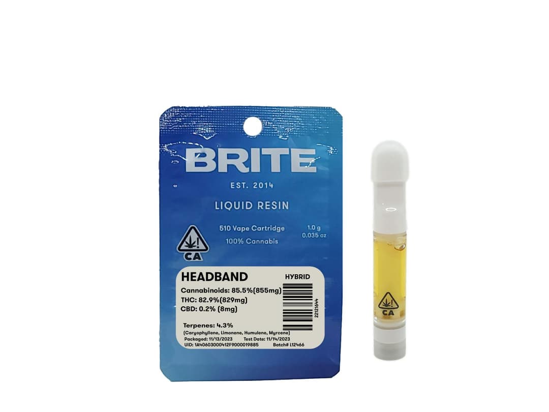 Brite - |CART| Liquid Resin (1.0 g) 510 Cartridge - H - Headband