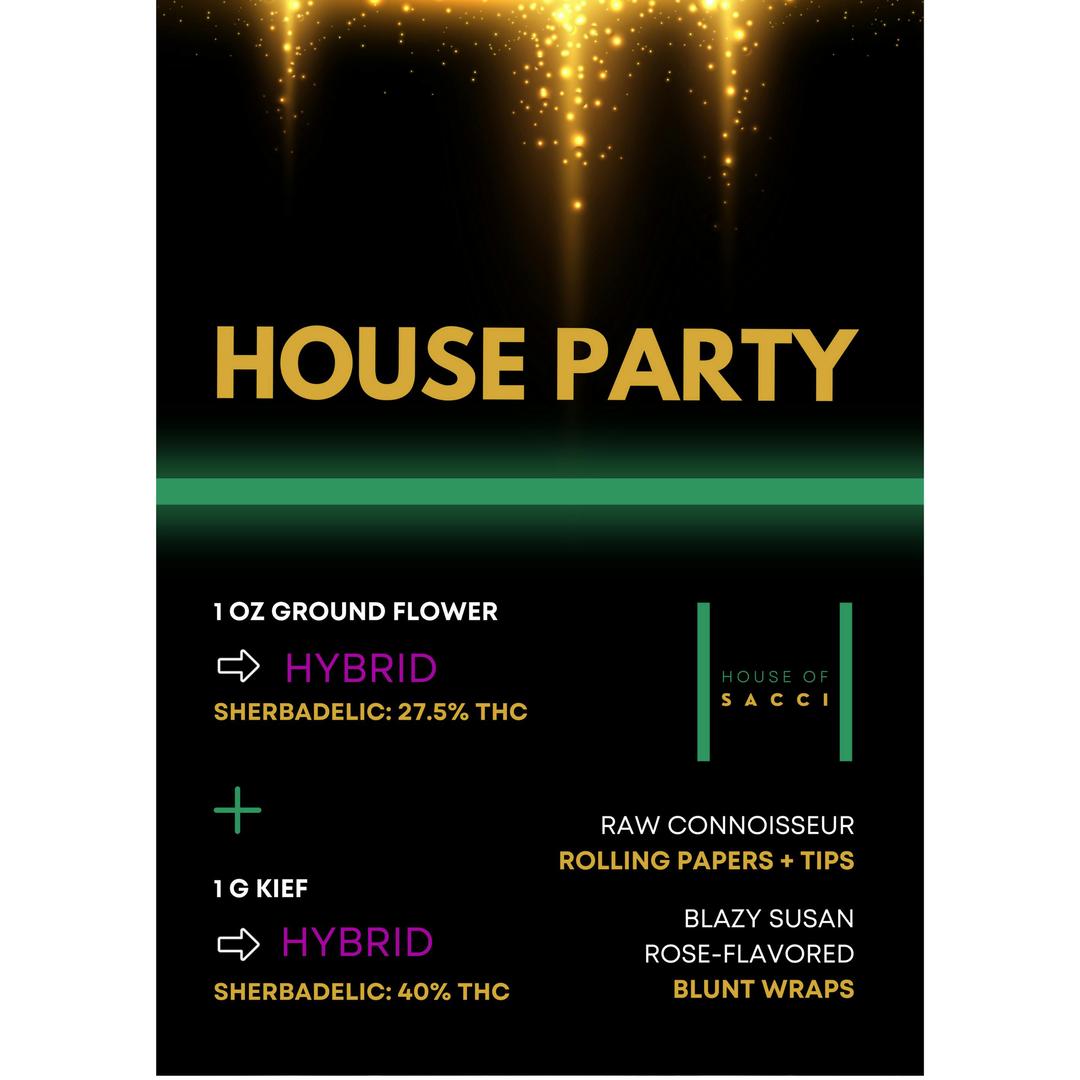 House Party Pack: Sherbadelic Flower + Sherbadelic Kief