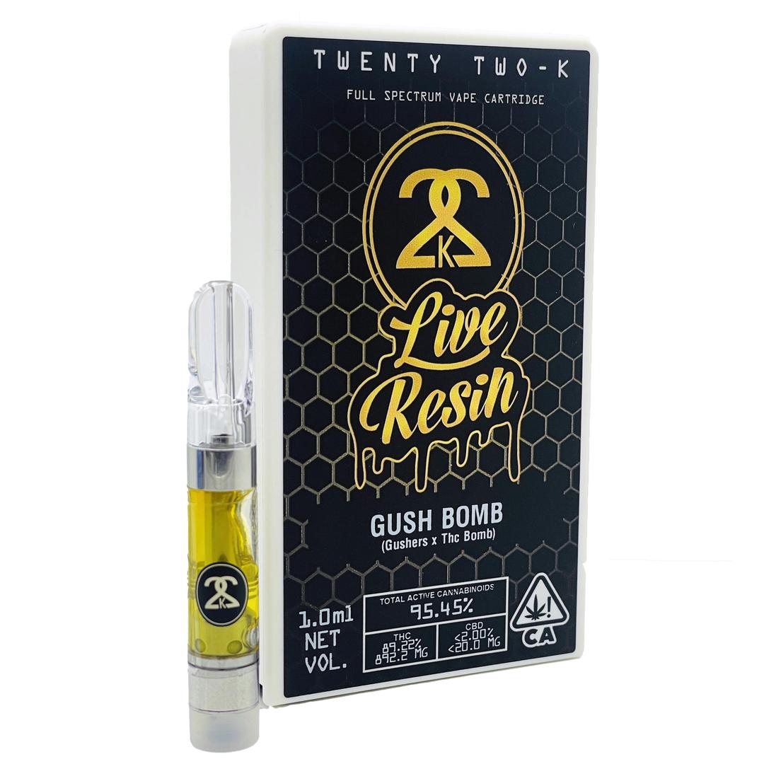 22K - Live Resin - Gush Bomb 1.0ml Cartridge