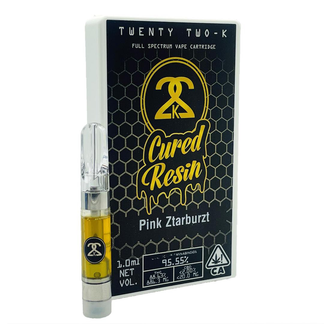22K - Cured Resin - Pink Ztarburzt - 1.0ml Cartridge