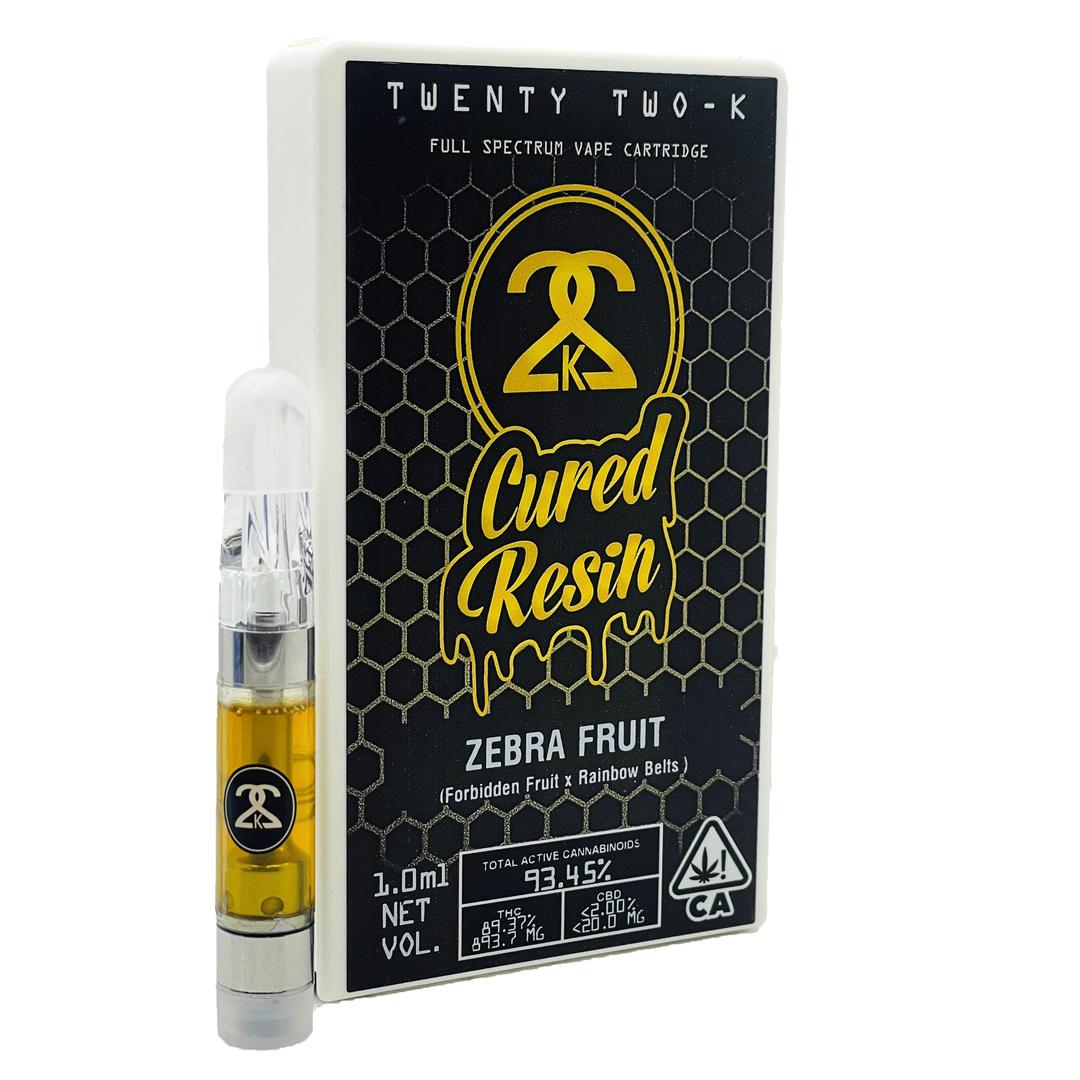 22K - Cured Resin - Zebra Fruit - 1.0ml Cartridge