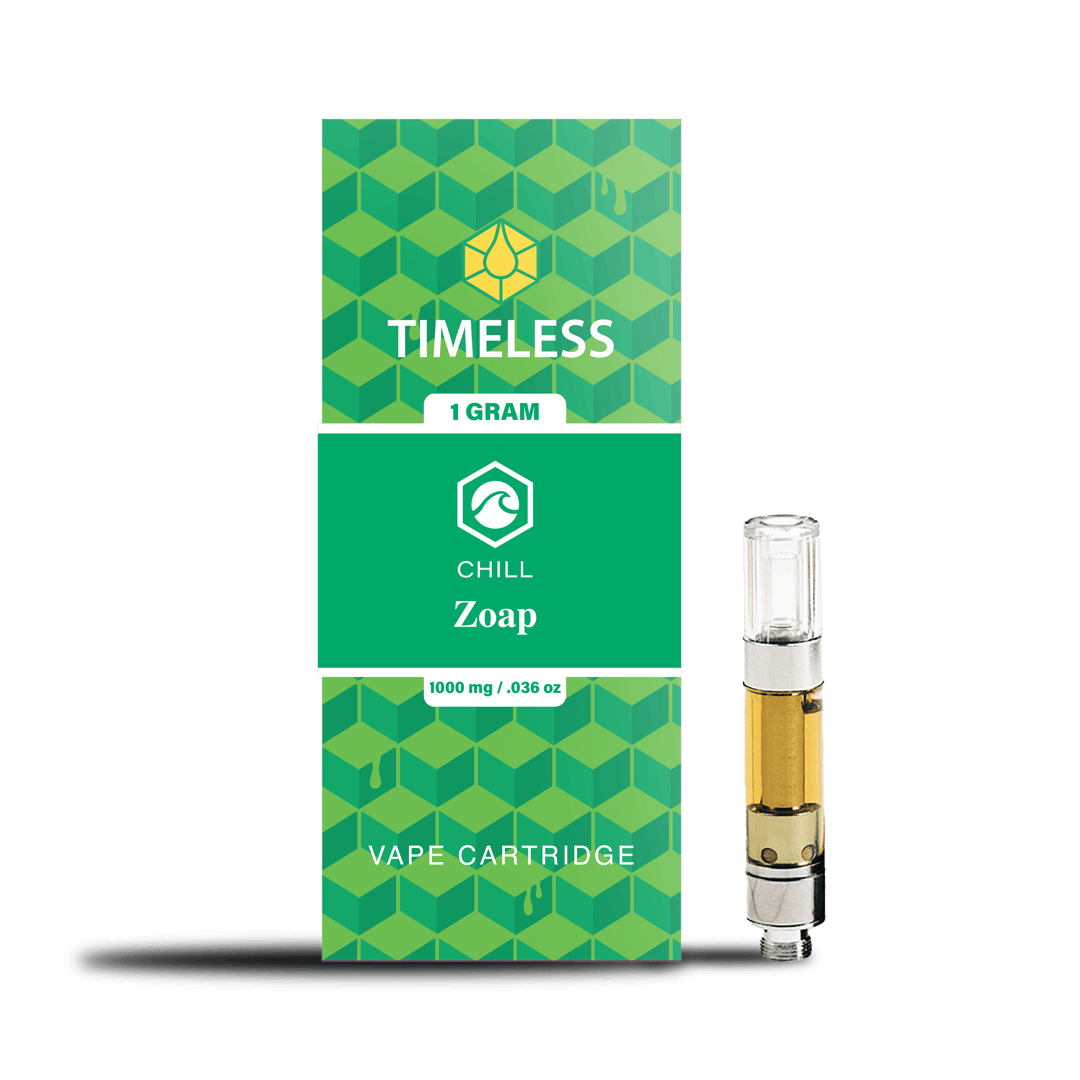 Timeless Zoap 1000mg Vape Cartridge (Chill)
